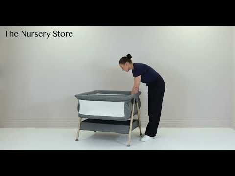 Puggle Dreamy Twin Bedside Crib - Safe Co-Sleeping For Twin Newborns Keeps Both Babies Close By Your Side — image 2