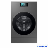 Samsung Series 9 Large Capacity WD18DB8995BZT1 18kg / 11kg Washer Dryer, A Rated in Dark Steel thumbnail 1