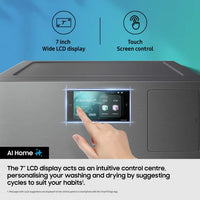 Samsung Series 9 Large Capacity WD18DB8995BZT1 18kg / 11kg Washer Dryer, A Rated in Dark Steel thumbnail 6