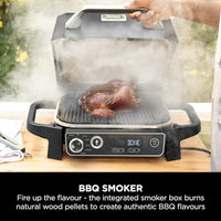 Ninja Woodfire Electric BBQ Grill & Smoker, 7-in-1 Outdoor Grill & Air Fryer, Roast, Bake, Dehydrate, Uses Woodfire Pellets, Weather Resistant, Non-Stick, Portable, Electric, Grey/Black, OG701UK thumbnail 11