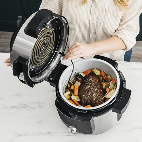 Ninja Foodi MAX 15-in-1 SmartLid Multi-Cooker 7.5L [OL750UK] Smart Cook System, Digital Cooking Probe, Electric Pressure Cooker, Air Fryer — image 2
