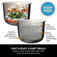 Ninja Foodi MAX 15-in-1 SmartLid Multi-Cooker 7.5L [OL750UK] Smart Cook System, Digital Cooking Probe, Electric Pressure Cooker, Air Fryer thumbnail 8