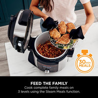 Ninja Foodi MAX 15-in-1 SmartLid Multi-Cooker 7.5L [OL750UK] Smart Cook System, Digital Cooking Probe, Electric Pressure Cooker, Air Fryer thumbnail 10