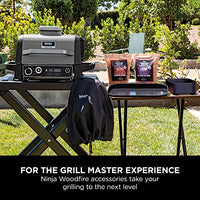 Ninja Woodfire Electric BBQ Grill & Smoker, 7-in-1 Outdoor Grill & Air Fryer, Roast, Bake, Dehydrate, Uses Woodfire Pellets, Weather Resistant, Non-Stick, Portable, Electric, Grey/Black, OG701UK thumbnail 2