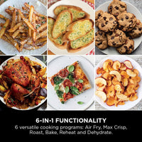 Ninja Double Stack XL Air Fryer, Vertical Dual Drawer AirFryer with 4 cooking levels, 2 Drawers and 2 Racks, Space Saving Design, 9.5L Capacity, 6 Cooking Functions, 8 Portions, Grey SL400UK thumbnail 3