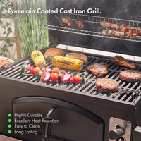 VonHaus BBQ, Charcoal Barbecue, Portable BBQ Use Anywhere In Your Garden, For Grilling Meat, Fish & Vegetables, With Side Tables & Temperature Gauge For The Perfect Barbecue Every Time thumbnail 7