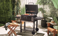 VonHaus BBQ, Charcoal Barbecue, Portable BBQ Use Anywhere In Your Garden, For Grilling Meat, Fish & Vegetables, With Side Tables & Temperature Gauge For The Perfect Barbecue Every Time thumbnail 9