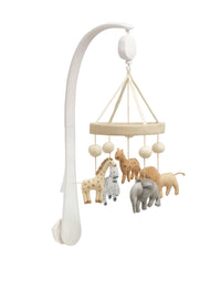 Mamas And Papas Born To Be Wild Musical Mobile With Wind Up Calming Safari Animals For Baby Sleep thumbnail 1