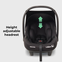 My Babiie I-Size Infant Carrier Car Seat - Safe Rearward Facing Travel With Newborn Inlay And ISOFIX Compatibility thumbnail 4