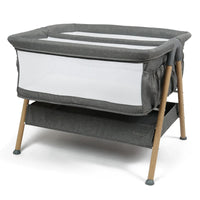 Puggle Dreamy Twin Bedside Crib - Safe Co-Sleeping For Twin Newborns Keeps Both Babies Close By Your Side thumbnail 1