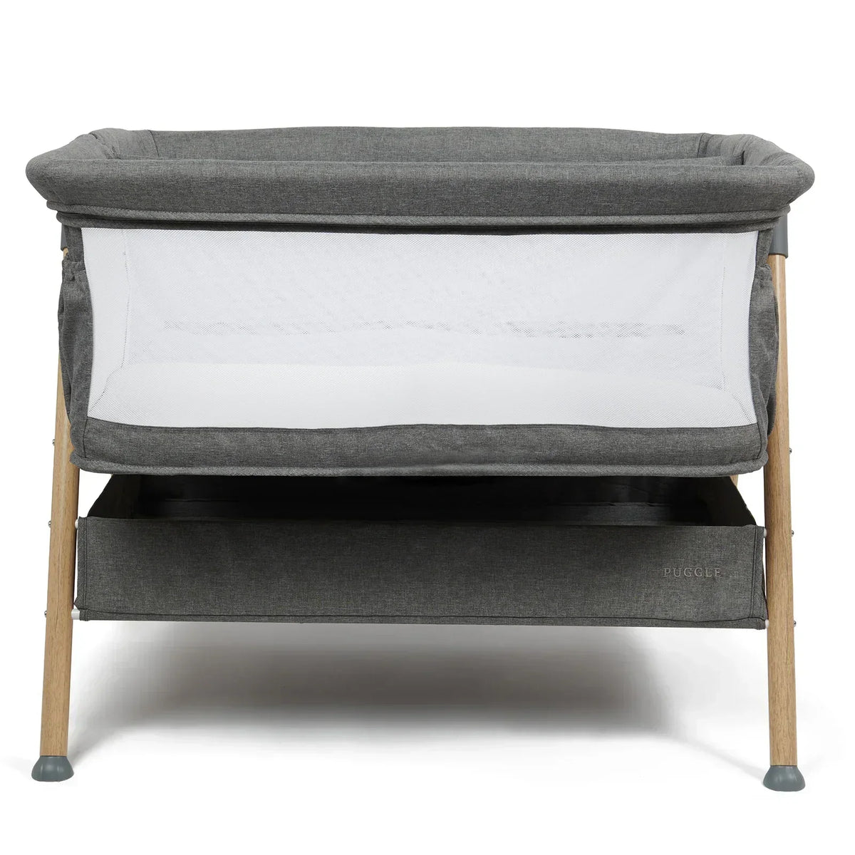 Puggle Dreamy Twin Bedside Crib - Safe Co-Sleeping For Twin Newborns Keeps Both Babies Close By Your Side — image 3