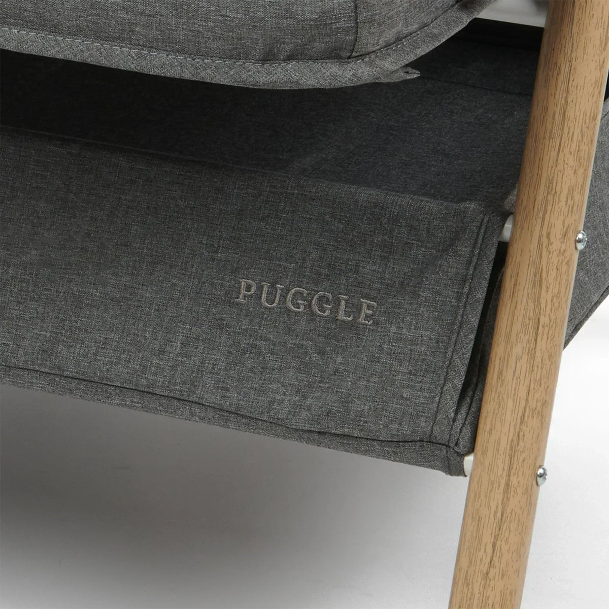 Puggle Dreamy Twin Bedside Crib - Safe Co-Sleeping For Twin Newborns Keeps Both Babies Close By Your Side — image 4