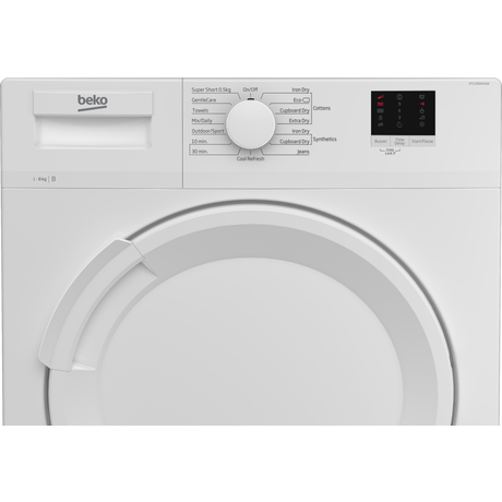 Beko DTLCE80041W 8kg Condenser Tumble Dryer White — image 4