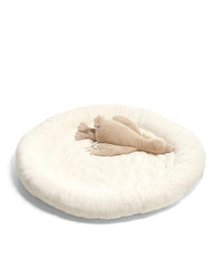 Mamas and Papas Playmat and Gym Welcome to the World Duckling - Quilted Faux Fur Base with Hanging Musical Toy thumbnail 7