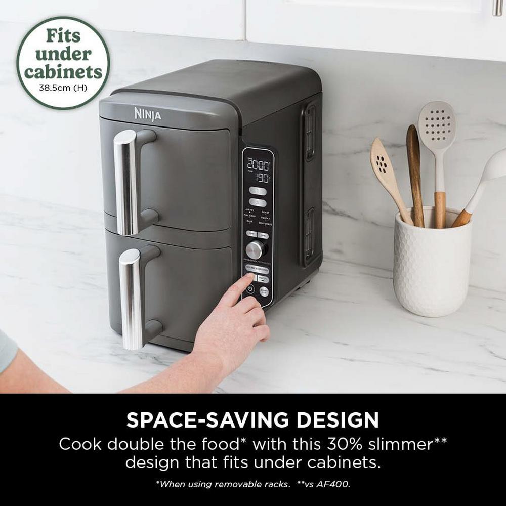 Ninja Double Stack XL 2-Drawer 9.5L Air Fryer Grey SL400UK — image 3