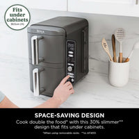 Ninja Double Stack XL 2-Drawer 9.5L Air Fryer Grey SL400UK thumbnail 3