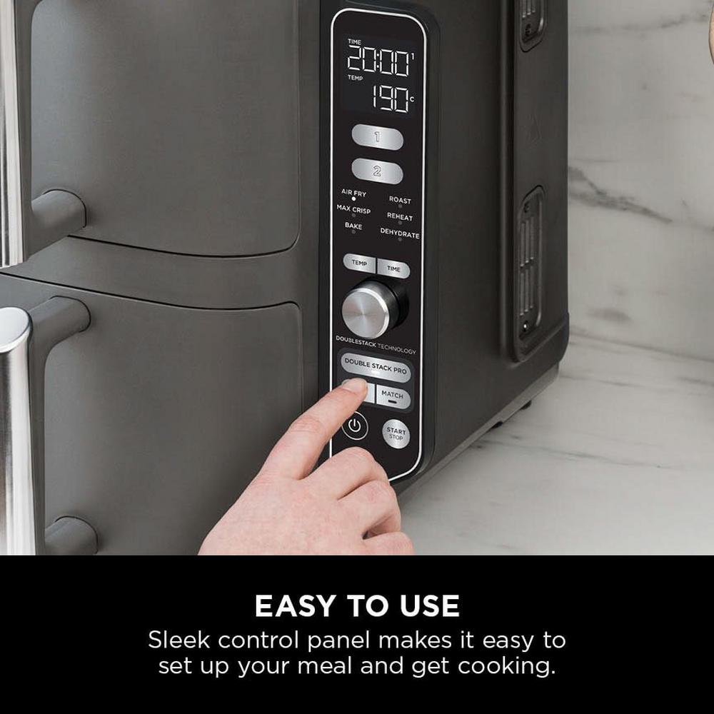 Ninja Double Stack XL 2-Drawer 9.5L Air Fryer Grey SL400UK — image 4