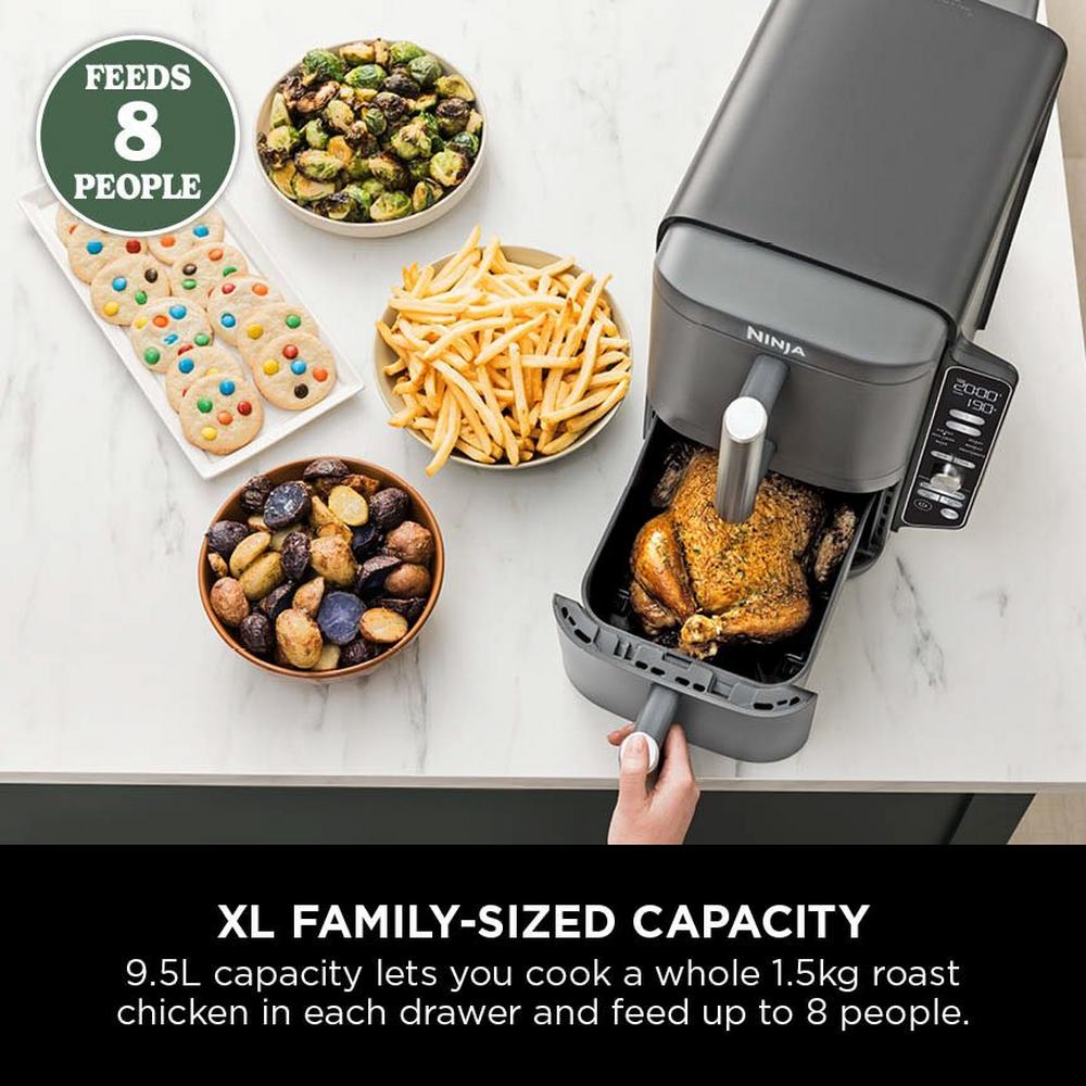 Ninja Double Stack XL 2-Drawer 9.5L Air Fryer Grey SL400UK — image 7