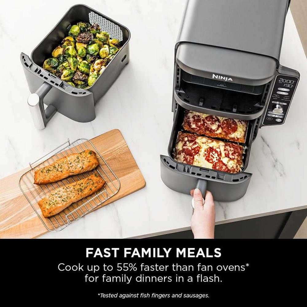 Ninja Double Stack XL 2-Drawer 9.5L Air Fryer Grey SL400UK — image 12