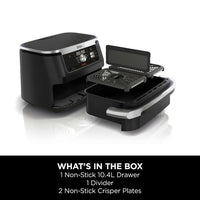 Ninja Foodi FlexDrawer Air Fryer AF500UK 10.4L Black thumbnail 12